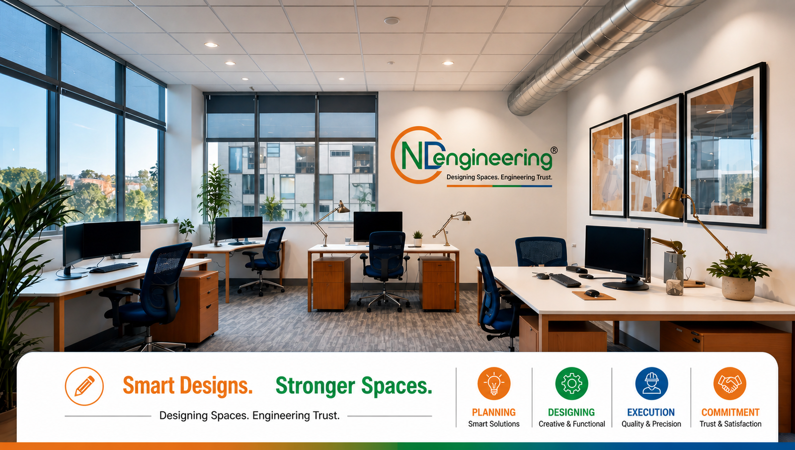 Modular office furniture and workspace products in Kolkata by CND Engineering